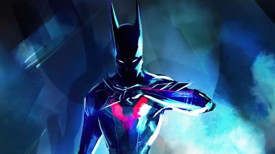 Batman beyond sketch artwork 4k wallpaper