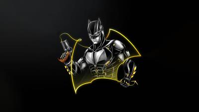 Batman dark minimal 4k wallpaper