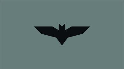 Batman justice league logo minimalism wallpaper