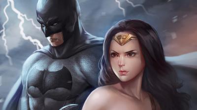Batman wonder woman wallpaper