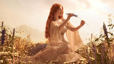 Beautiful girl redhead cosplay 4k wallpaper