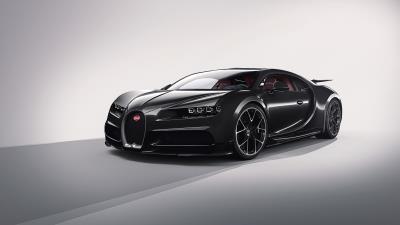 Black bugatti chiron wallpaper
