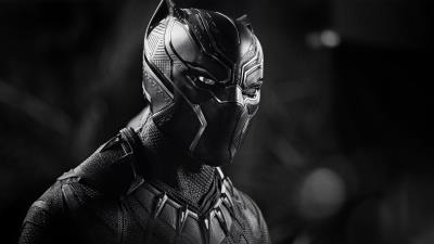 Black panther monochrome 4k 19 wallpaper