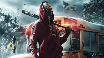 Boy with slugger and money 4k wallpaper