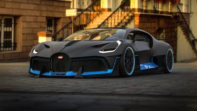 Bugatti divo 2018 art wallpaper
