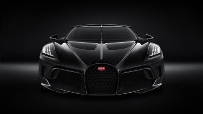 Bugatti la voiture noire 2019 front wallpaper