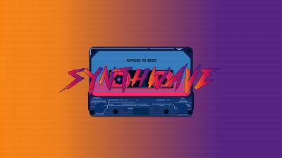 Casette retrowave wallpaper