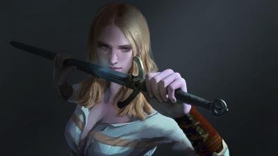 Ciri the witcher 3 fantasy wallpaper