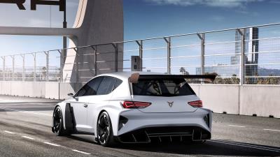 Cupra e racer 2018 rear wallpaper