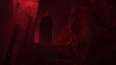 batman darkest night stairway 4k lj wallpaper