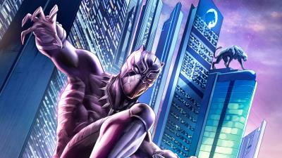 black panther 4k digital art xd wallpaper