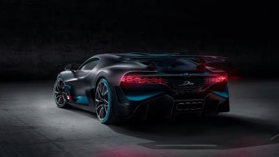 bugatti divo 2018 rear view gt wallpaper