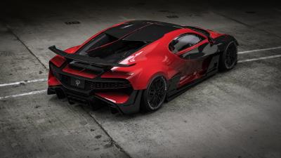 bugatti divo red performance rear g5 wallpaper
