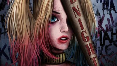cute harley quinn arts 4l wallpaper