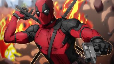 Deadpool artwork 4k wallpaper