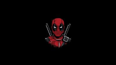 Deadpool minimal 4k wallpaper