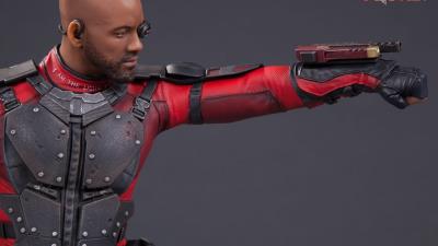 Deadshot statue wallpaper