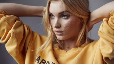 Elsa hosk 4k wallpaper