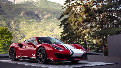 Ferrari 488 pista custom piloti ferrari wallpaper