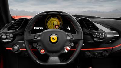 Ferrari 488 pista front panel 2018 wallpaper