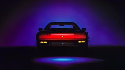 Ferrari testarossa italian car 4k wallpaper