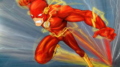 Flash digital art 4k wallpaper