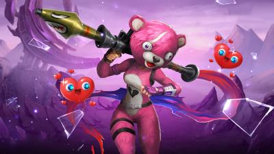 Fortnite cuddle team leader 4k wallpaper