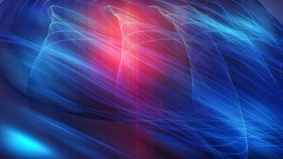 Gases layers blue abstract 4k wallpaper