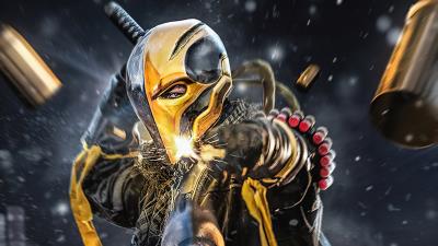 deathstroke gun cw wallpaper