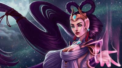 diana league of legends fantasy girl ds wallpaper