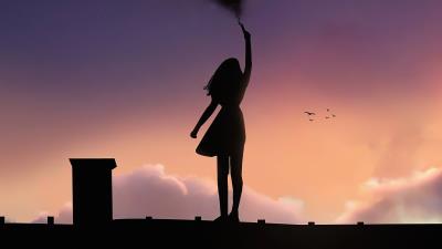 enjoy your own company 4k lu wallpaper