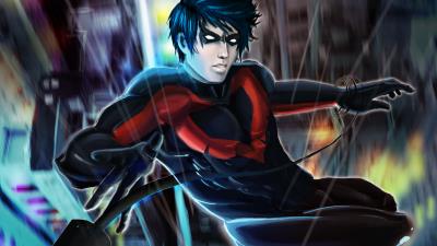 fallen nightwing 2i wallpaper