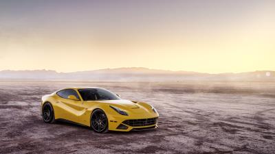 ferrada sema yellow ferrari f12 front view 6p wallpaper