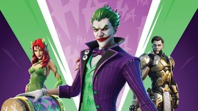 fortnite joker 4k mz wallpaper
