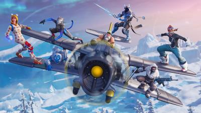 fortnite winter wonderland 25 wallpaper