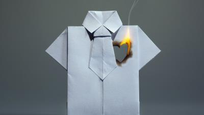 Heart fire shirt wallpaper