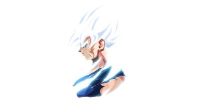 goku ultra instinct dragon ball minimal 4k zl wallpaper