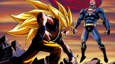 goku vs superman zh wallpaper