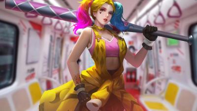 harley quinn birds of prey 4k yl wallpaper