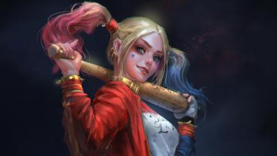 harley quinn sketch art 7q wallpaper
