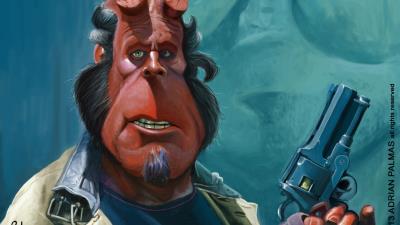 hellboy 4k artwork k4 wallpaper