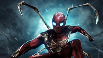 iron spider killer suit l5 wallpaper