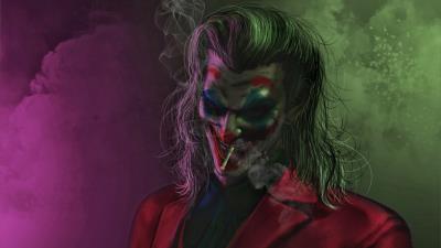joker 4k newart movie 7d wallpaper