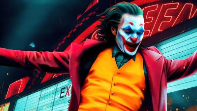joker joaquin phoenix dancing 4k m1 wallpaper