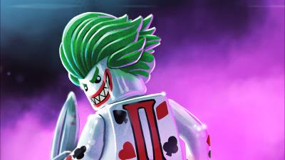 joker lego smiling np wallpaper