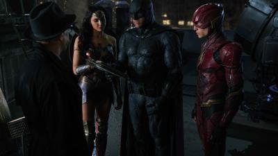 justice league behind the scene as wallpaper