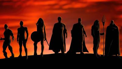 justice league heroes silhouette 4k 59 wallpaper