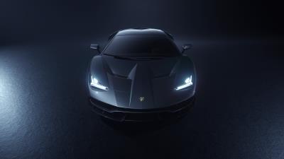 lamborghini centenario grey front 4k 50 wallpaper