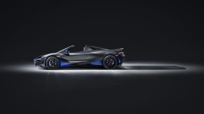 Mclaren mso 720s spider 2019 side view wallpaper