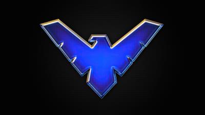 Nightwing big logo 4k hp wallpaper